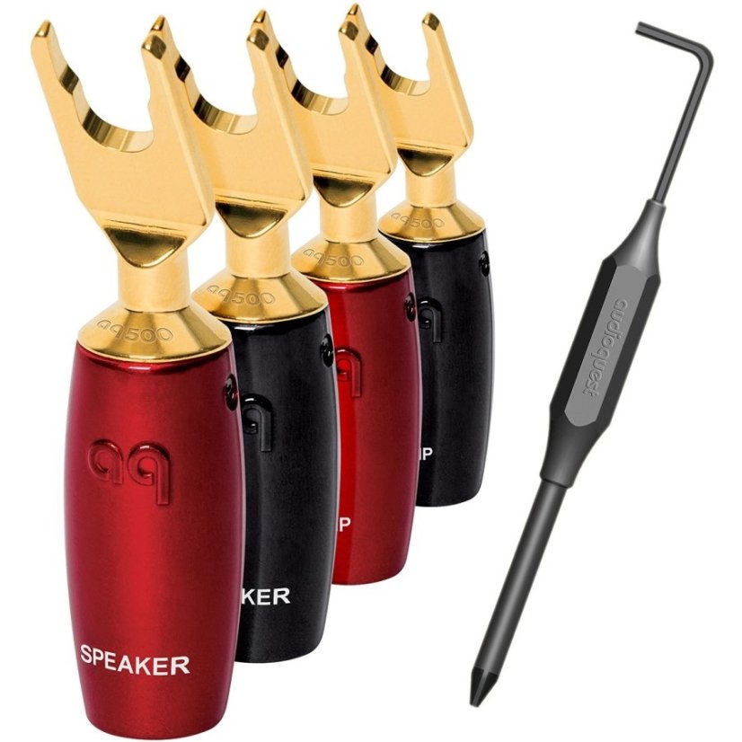 Audioquest SureGrip 507 BFA vidličky (set 4 ks) - Barevné varianty: zlatá