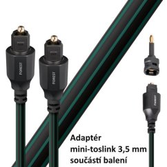 Audioquest Forest Optilink (+ 3,5 mm mini adaptér)