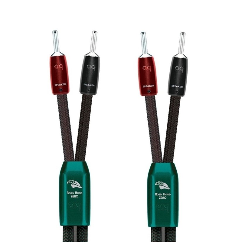 Audioquest Robin Hood ZERO banánky - Délka kabelu: 2 x 4 m